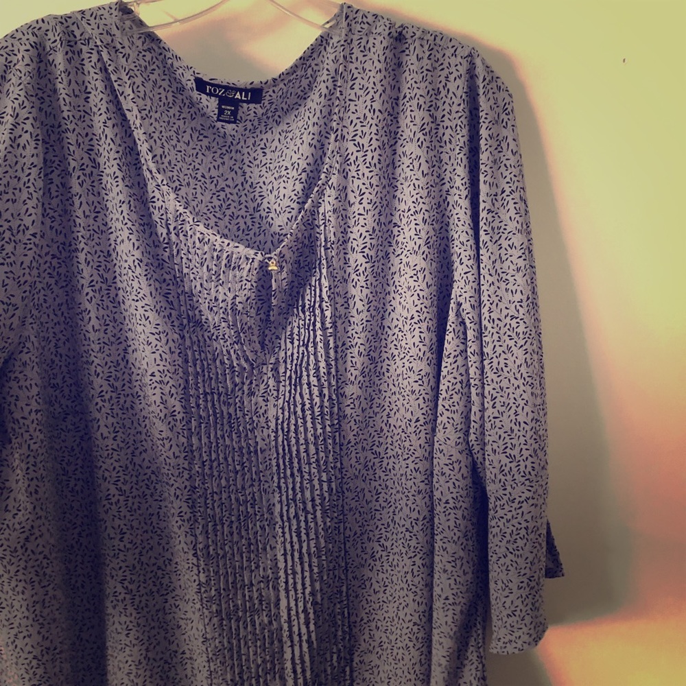 Lilac colored blouse